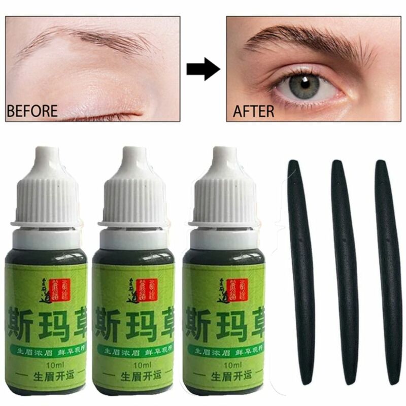 Usma Grass Hair Care Cilia Growth Nourishing Liquid Extract Essence For Eyebrows Eyelashes Hairline