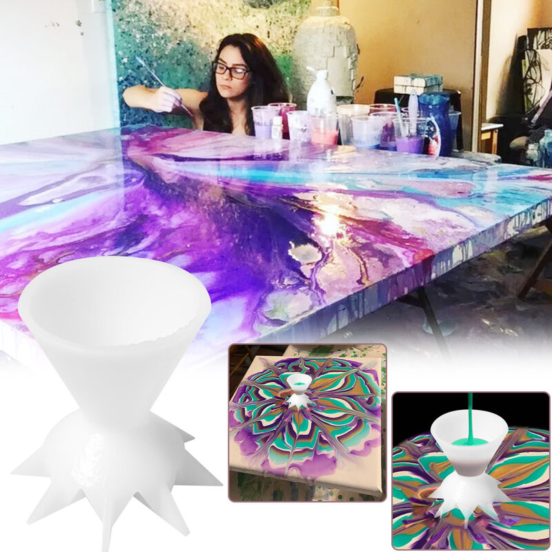 Colador de pintura, taza dividida para suministros de vertido de pintura, herramientas de pintura DIY, tazas de pintura, coladores de vertido de pintura
