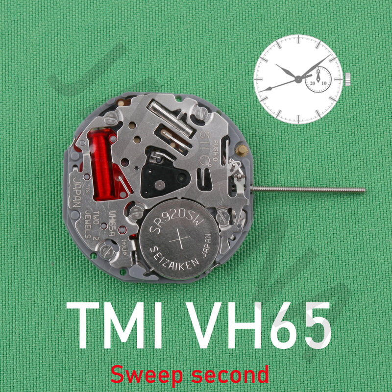 Mechanizm TMI VH65 Mechanizm VH65A Mechanizm VH65B Sweep second Multi-eye (date) Mechanizm kwarcowy