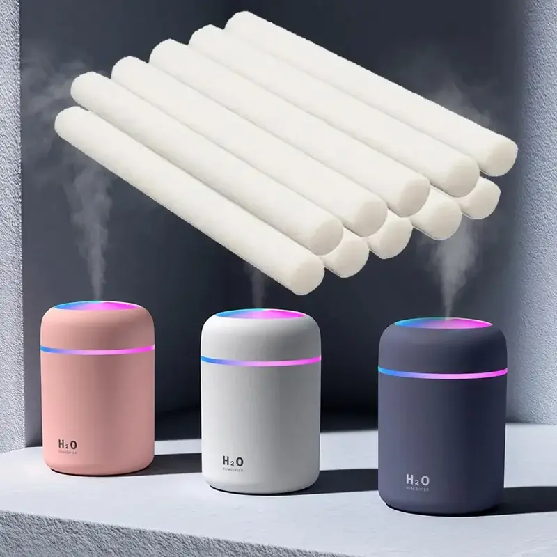 10pcs 20pcs/Pack Humidifier Filter Special Replacement Cotton Sponge Stick for USB Humidifier Aroma Diffuser Air Humidifier Home