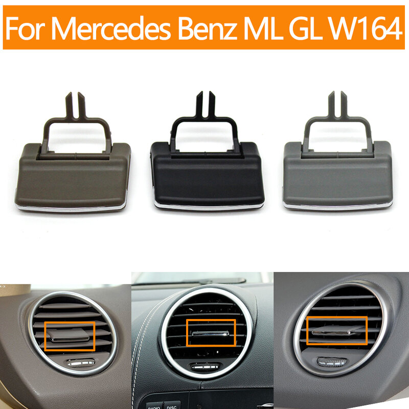 Phụ Kiện Xe Hơi Bảng Đồng Hồ Điều Hòa Ổ Cắm Chọn AC Thông Hơi Dạng Lưới Tản Nhiệt Tab Kẹp Bộ Dụng Cụ Sửa Chữa Cho Xe Mercedes Benz W164 X164 ML GL