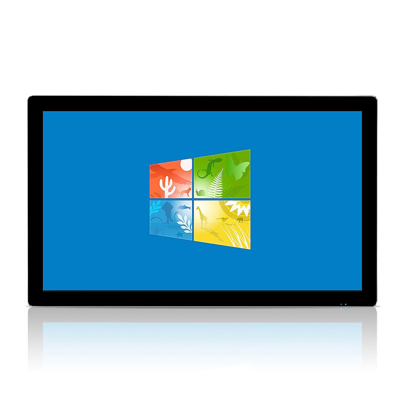 Tablette industrielle murale Windows 10, 15.6 pouces, Intel J1900, 4 Go de RAM, 64 Go, Dean, écran tactile, wifi, RJ45