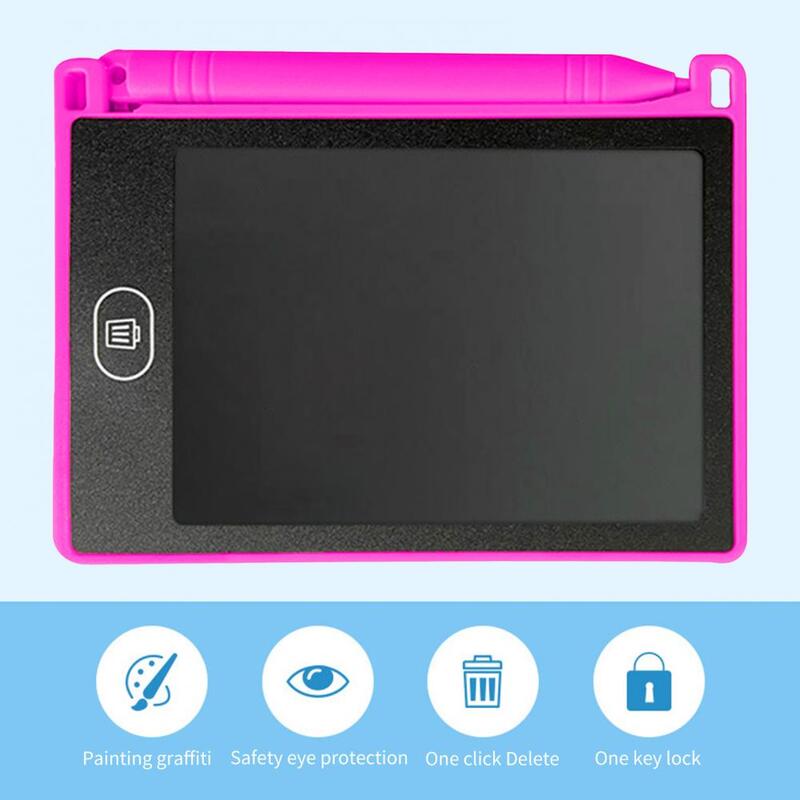Mainan untuk anak-anak 4.4 inci papan gambar elektronik layar LCD tablet menggambar grafis Digital tulisan tangan Pad hadiah anak-anak