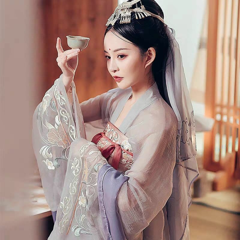 Женские сказочные танцевальные костюмы династии ханьцев, традиционный старинный костюм Тан, одежда ханьфу для принцессы, винтажные Элегантные восточные танцы