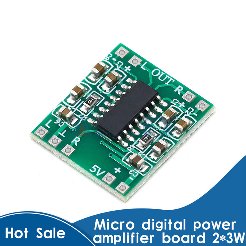 Digital Amplifier Board USB Power Replacement Stereo Short-circuit Protection Cellphone Speaker Amplifying Module