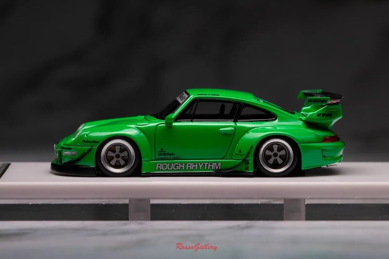 Fuelme 1:64 RWB Series 993 930 964 Victoria Bordeaux Poison Simulation Limited Edition Resin Metal Static Car Model Toy Gift