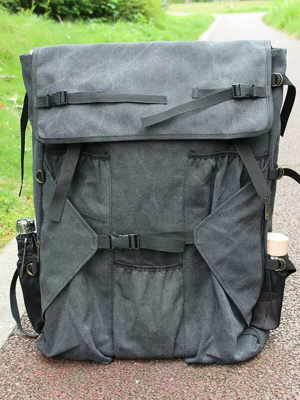 MoeTron 아티스트용 대용량 아트 포트폴리오 가방, 두꺼운 캔버스 아트 가방, A2 드로잉 보드 아트 용품 가방