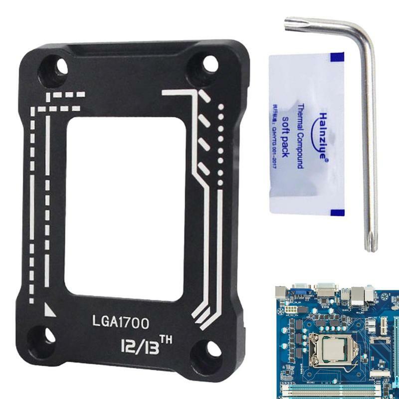 LGA1700 Socket CPU Frame Aluminum Alloy Contact Frames LGA 1700 Kit Heavy Duty Contact Frames CPU Bending Correction Bracket