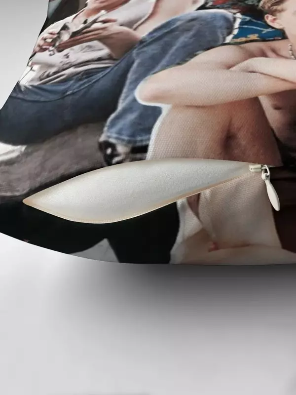 Leonardo Dicaprio Collage Throw Pillow Pillowcases Bed Cushions Custom Cushion