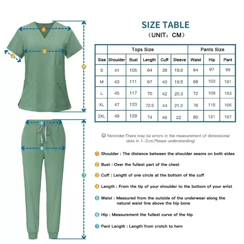 Uniforme de enfermera de farmacia Unisex, ropa de trabajo para médico de Hospital, uniformes de Cirugía Dental Oral, pantalones de manga corta, 1 unidad
