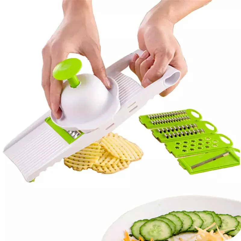 Rotation verdura frutta affettatrice taglierina rotonda grattugia per patate Spiralizer tritatutto per verdure cucina utensili per la casa
