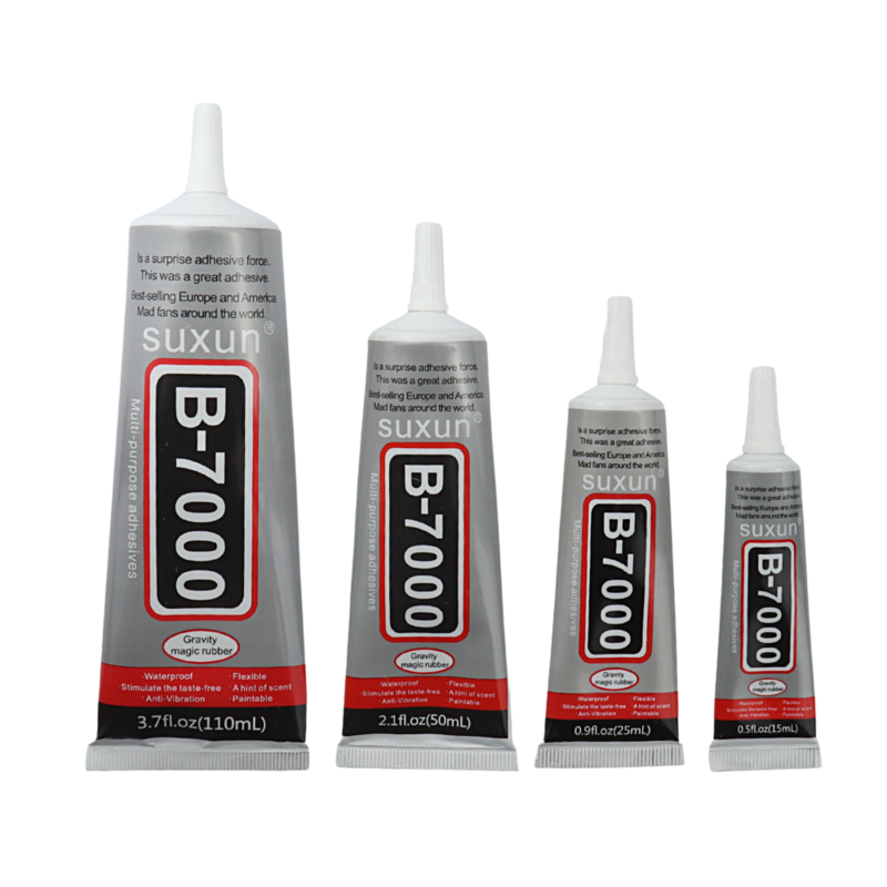 SUXUN B7000 15ML 25ML 50ML 110ML Glue Clear Contact Phone Repair Adhesive B-7000 Glass Plastic Universal DIY Glue