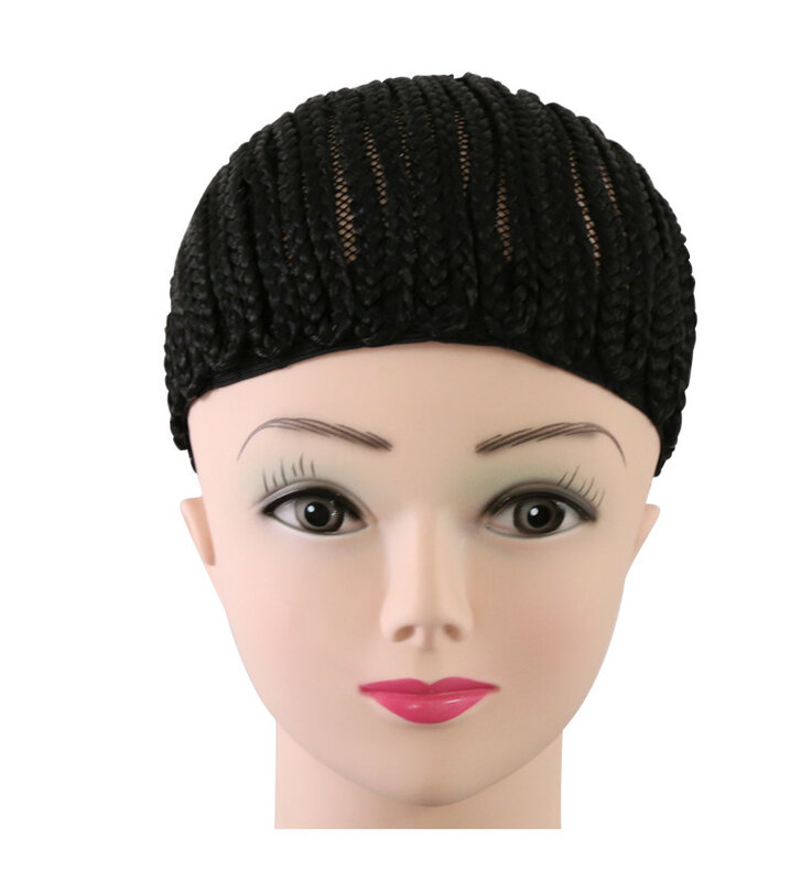 Изысканная плетеная шапочка для париков, вязаная крючком шляпа из кукурузы, легко сшитая шляпа, используемая для изготовления париков без клея, сетка для волос шапочка для париков