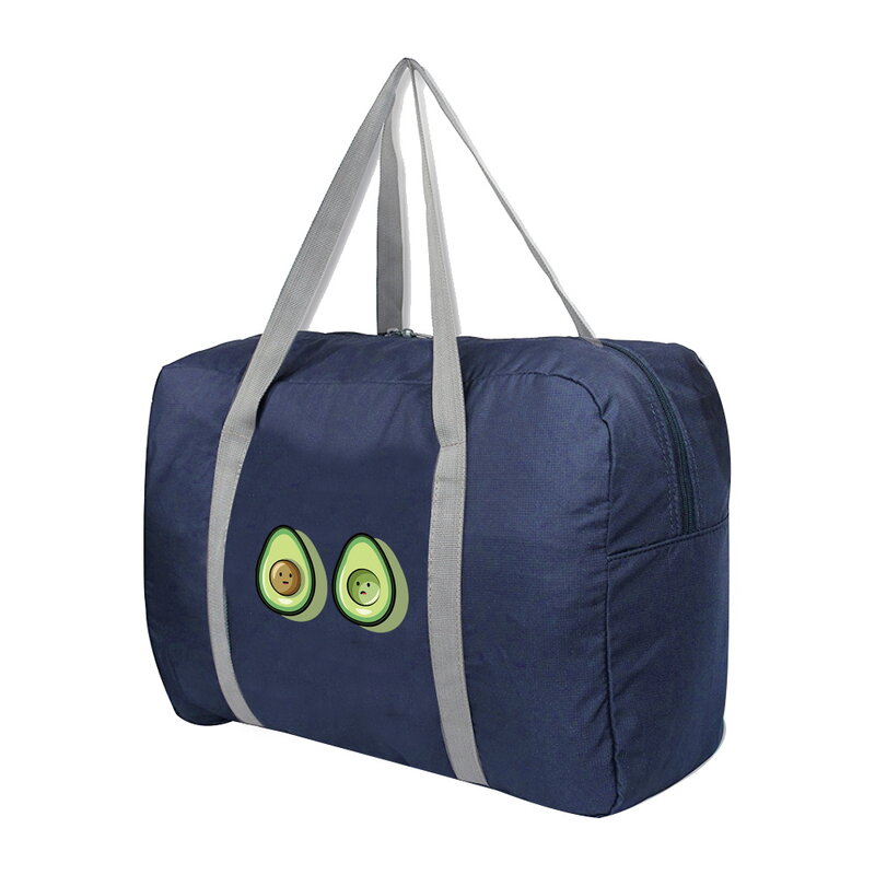 Large Capacity Travel Bags Men Clothing Organize Travel Bag Women Storage Bags Luggage Bag Handbag Cut Avocado In Half Print