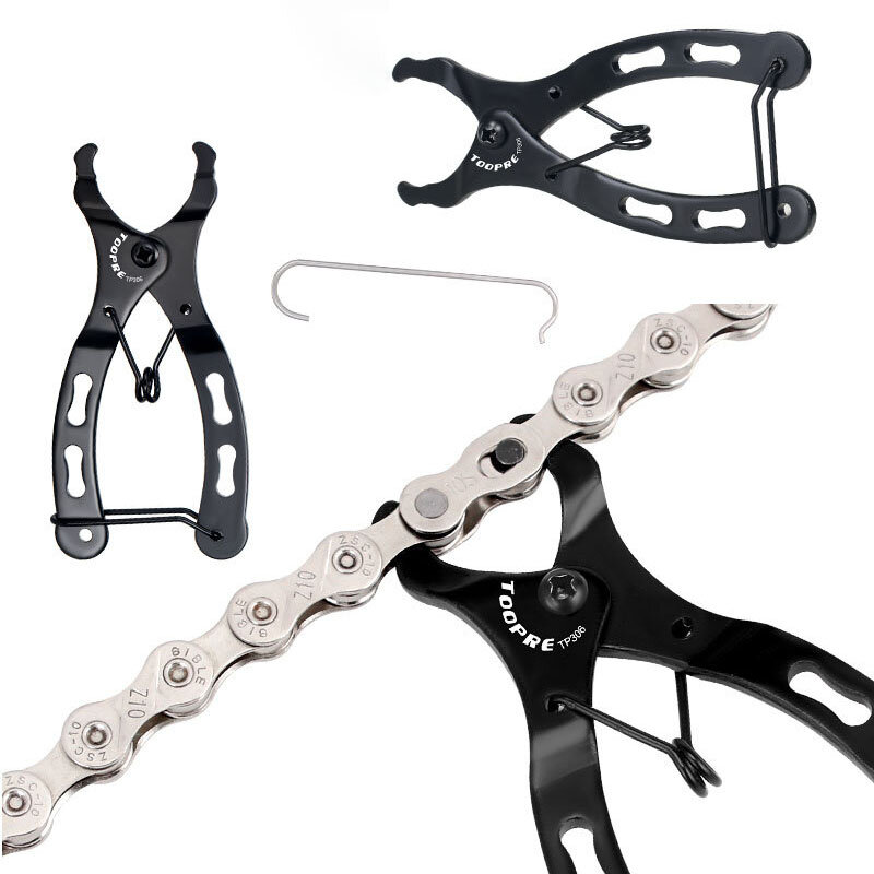 Alicates de enlace de cadena para bicicleta, herramientas de reparación de abrazadera de cadena, Extracción rápida, Mini bicicleta de montaña