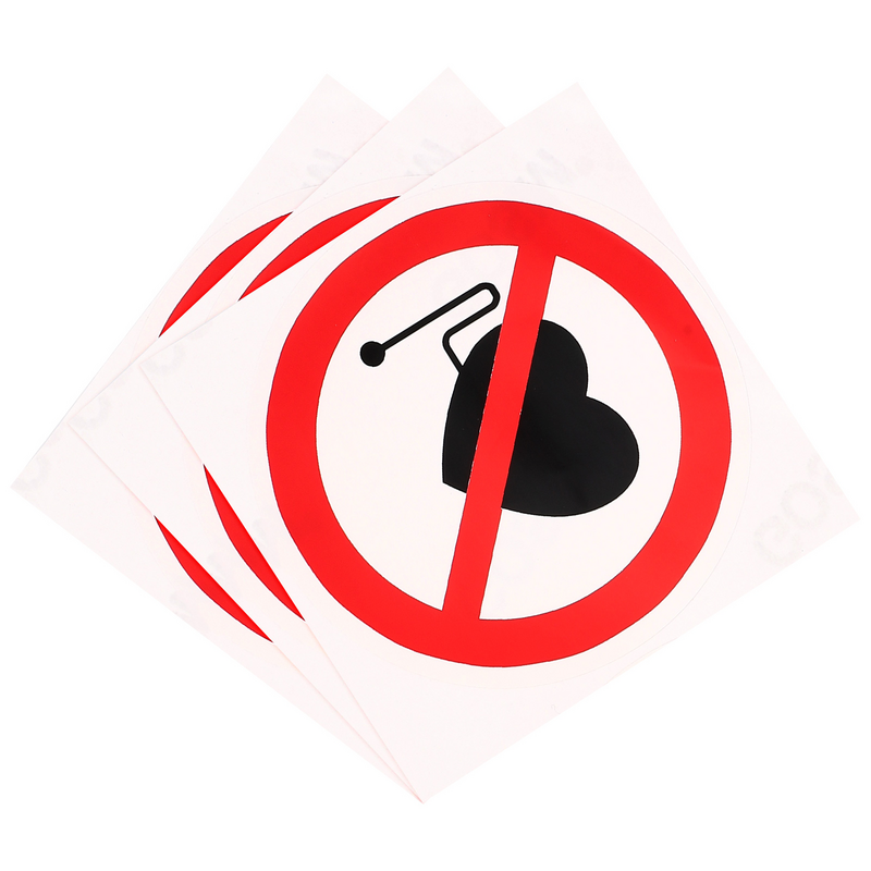 3 szt. Ostrzeżenie ostrzegawcze brak naklejek na karmniki etykiety bez kleju do karmera ostrzeżenie o bezpieczeństwie samoprzylepny winyl