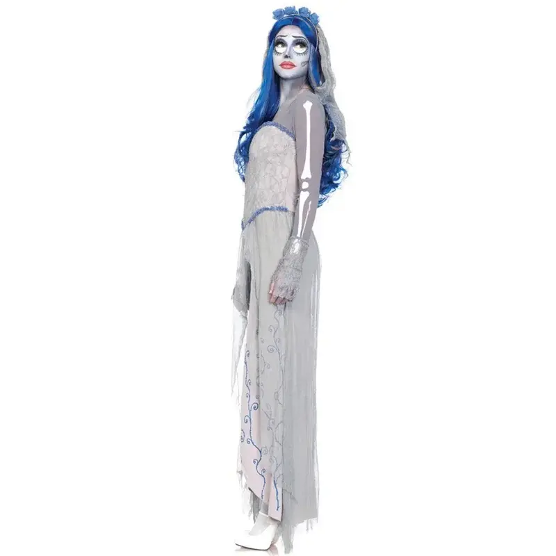 SAFCorpse-Costume de Vampire Effrayant pour Femme, Robe de Sorcière pour ixd'Halloween
