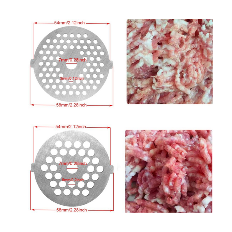 For KitchenAid Stand Mixer Meat Grinder Sausage Stuffer Tubes Meat Grinder Blade Metal Food Grinder Attachment