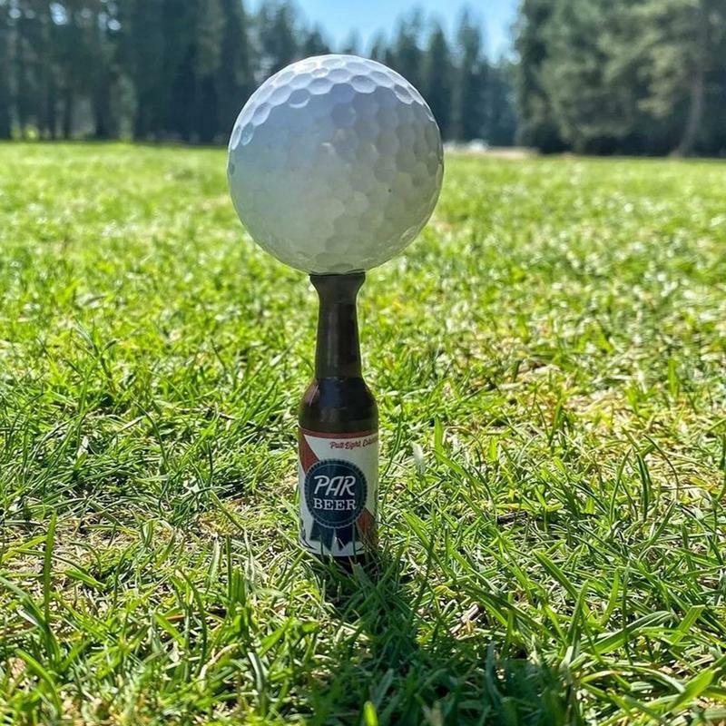 Beer Bottle Shape Golf Tees, Funny Golfing Practice Tools, Melhorando a precisão Golf Training Accessories for Birthday