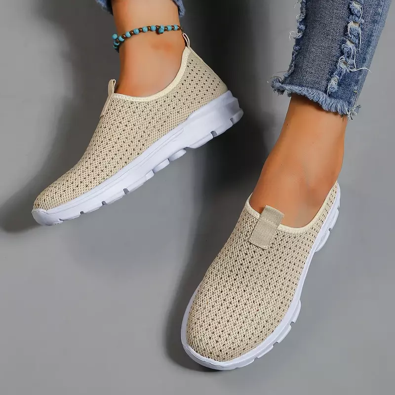 Sneakers kasual baru sepatu jaring musim panas wanita Sneakers Platform sepatu desainer mewah sepatu wanita luar ruangan sepatu Tenis wanita