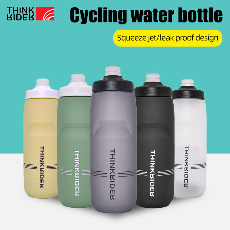 ThinkRider Bicycle Bottle MTB Road Bike Water Bottle Outdoor Sports Plastic Portable Large Capacity Drink Cycling Water Bottle