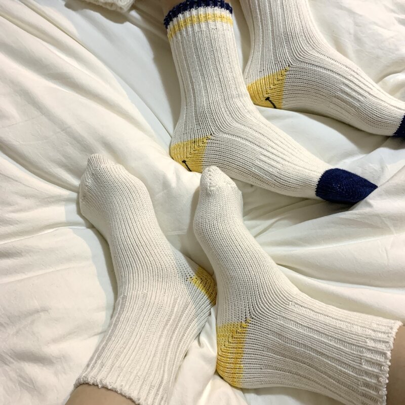 KAPITAL-calcetines gruesos de algodón para hombre y mujer, medias de tubo de hilo grueso para otoño e invierno, WZ01, 3 pares por lote, 2023
