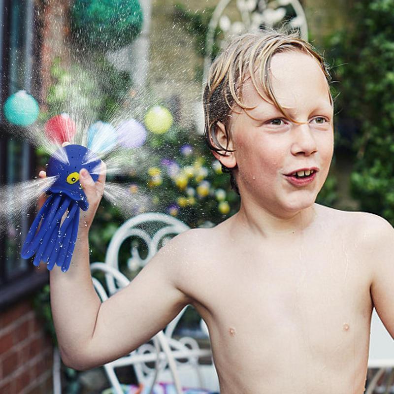 子供のためのタコの水泳おもちゃ,感覚的なストレス解消,水のおもちゃ,屋外の夏の水泳おもちゃ