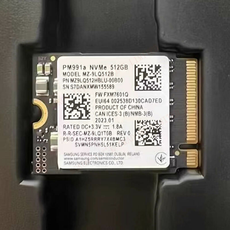 512GB PM991a SSD M.2 2230 Internal Solid State Drive PCIe3.0x4 NVME Storage Hard disk MZ-9LQ512B MZ9LQ512HBLU