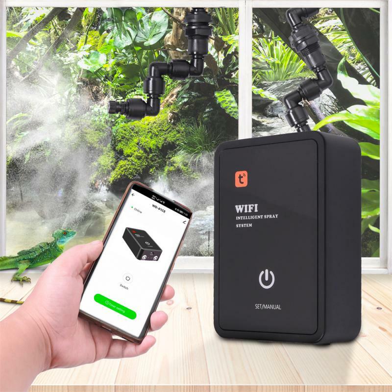 Nebbia automatica quattro ammortizzatori Eva telecomando Wifi facile da usare facile da installare personalizza le impostazioni del programma
