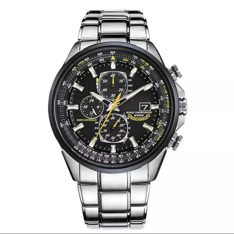 Sport Clock Leather Casual Business Retro Wristwatch Man Watch Blue Angel Men's Watch WISH Fashion Belt Quartz Watch