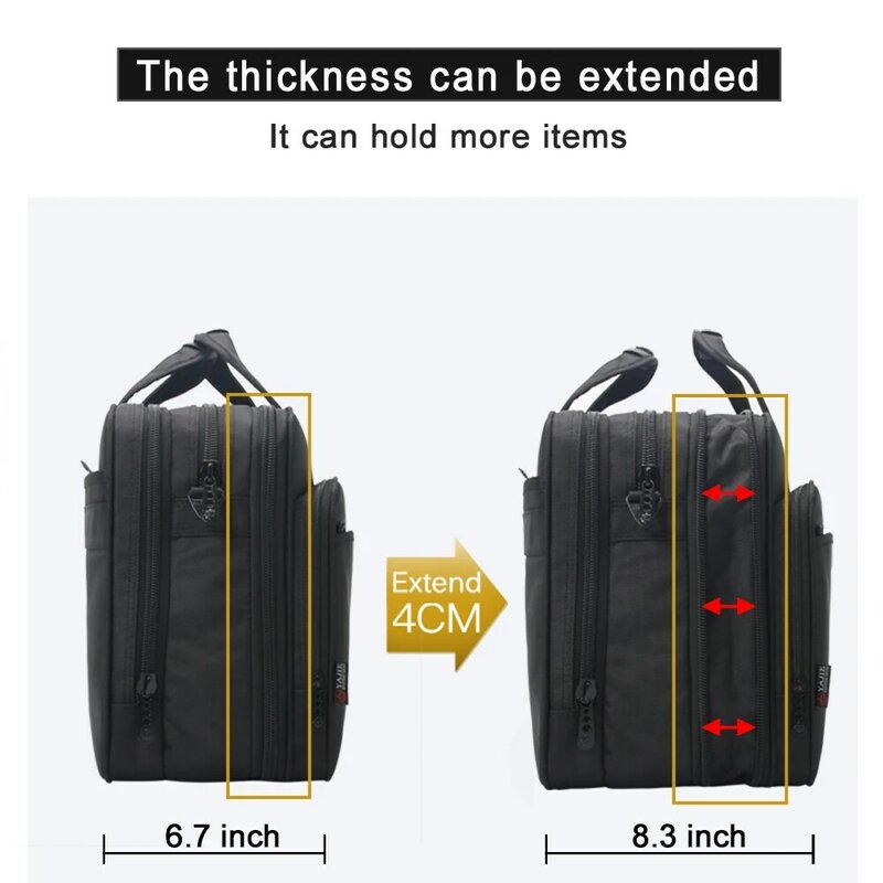Портфель большой вместимости для мужчин, деловая сумка для ноутбука 15,6, 17, 19 дюймов, сумка на плечо, Холщовая Сумка для ноутбука
