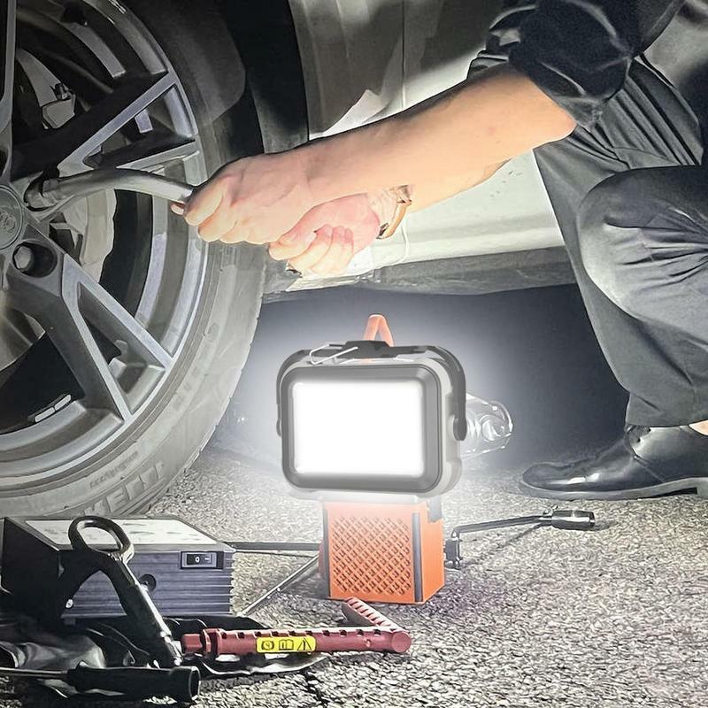 LED Work Light 3600 MAh Battery Rechargeable LED Work Light Car Repair Lights Multifunctional Camping Lantern With Metal Hook
