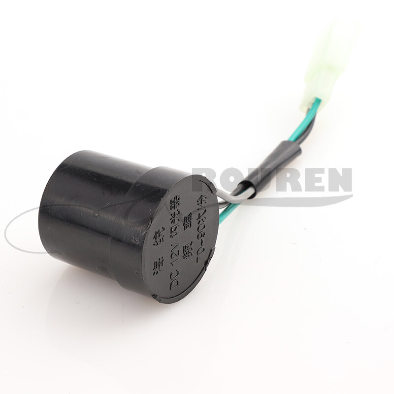 12V 3 Pins Round Turn Signal Flasher Relay Blinker For GY6 50-250cc Motorcycles Scooters Moped ATV