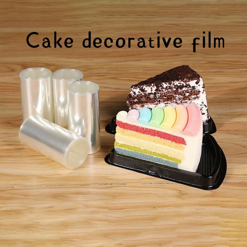 Cake Decorating Film Reusable Easy To Use Professional Results High-quality Materials Multifunction Transparent Cake Collar