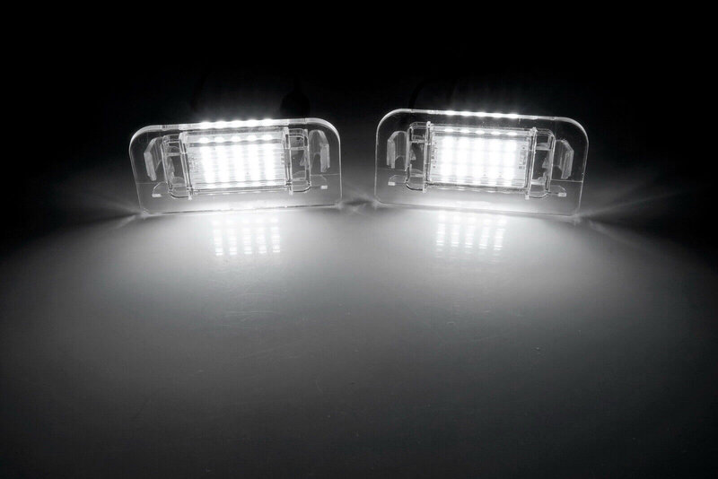 2Pcs Car LED Number License Plate Lights For Mercedes Benz B-Class W246 W242 Canbus