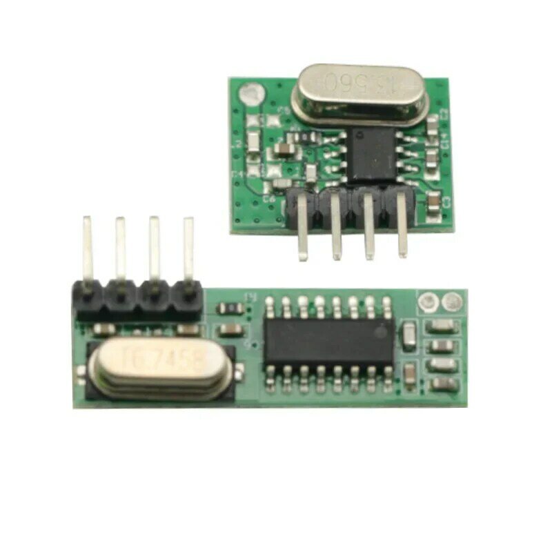 Módulo receptor y transmisor de RF, 1 piezas, 433 Mhz, 433 Mhz, controles remotos para placa de módulo Arduino