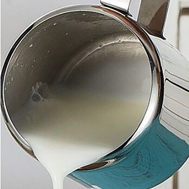 เหยือกใส่กาแฟฟองนมสแตนเลสขนาด30-150มล. เหยือกทำจากลาเต้คาปูชิโน่แก้วนมเหยือกทำฟอง