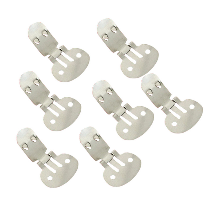10 Pcs Ladies Shoes Gold Shoe Clips Stainless Clips Flat Stainless Steel Supplies Findings Metal Miss