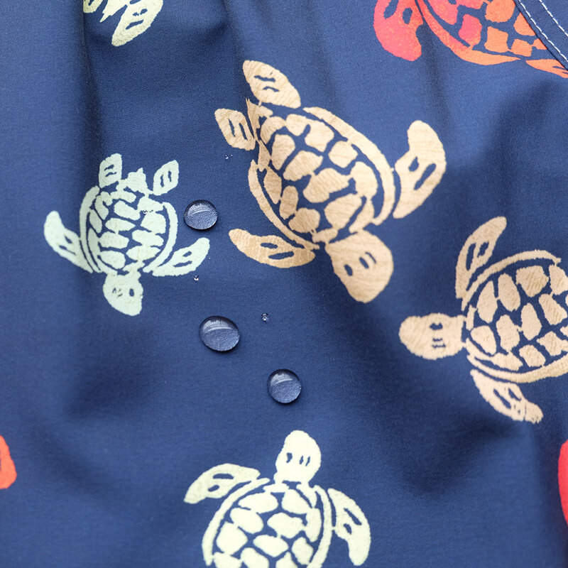 Spodenki żółwia kąpielówki męskie lato cztery boki elastyczne wodoodporne szybkoschnące szorty plażowe Fitness Plus rozmiar