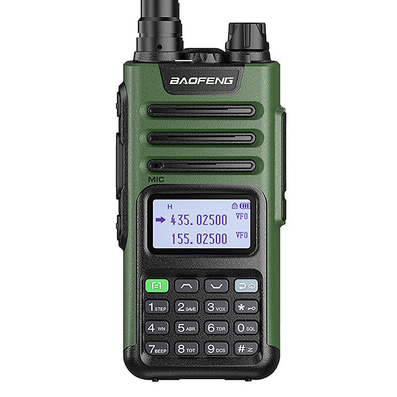 UV13Pro-walkie-talkie de doble banda V2, Radio bidireccional de 8W, 999 canales, 1800mAh, 16KM de largo alcance, cargador tipo C
