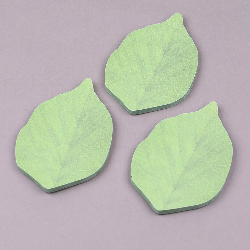 Koreańska słodka roślina kaktus notatniki Kawaii 3D Marple Leaf kartki samoprzylepne dziennika z powrotem do szkoły pocztowej notatniki dla dziewcząt papeteria