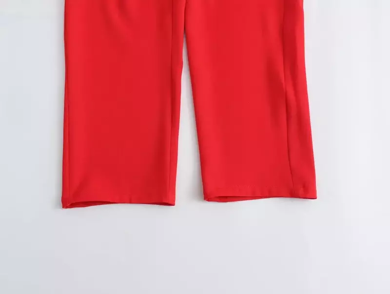 Новинка 2024, модные женские однотонные универсальные Облегающие расклешенные брюки на молнии с завышенной талией в стиле ретро