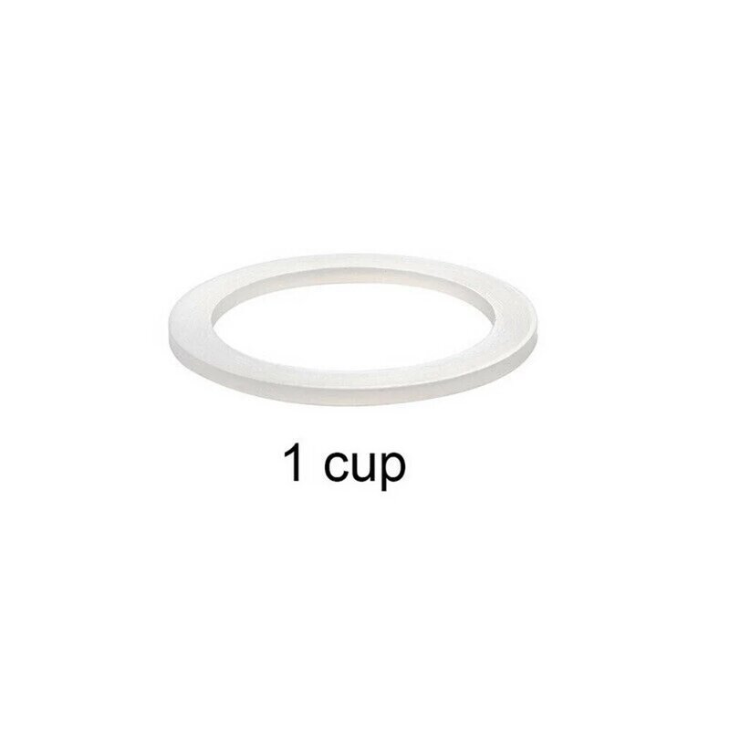 Cincin segel silikon, pengganti cincin pencuci Gasket untuk Moka Pot Espresso, suku cadang Aksesori 1/2/3/6/9/12 Cup