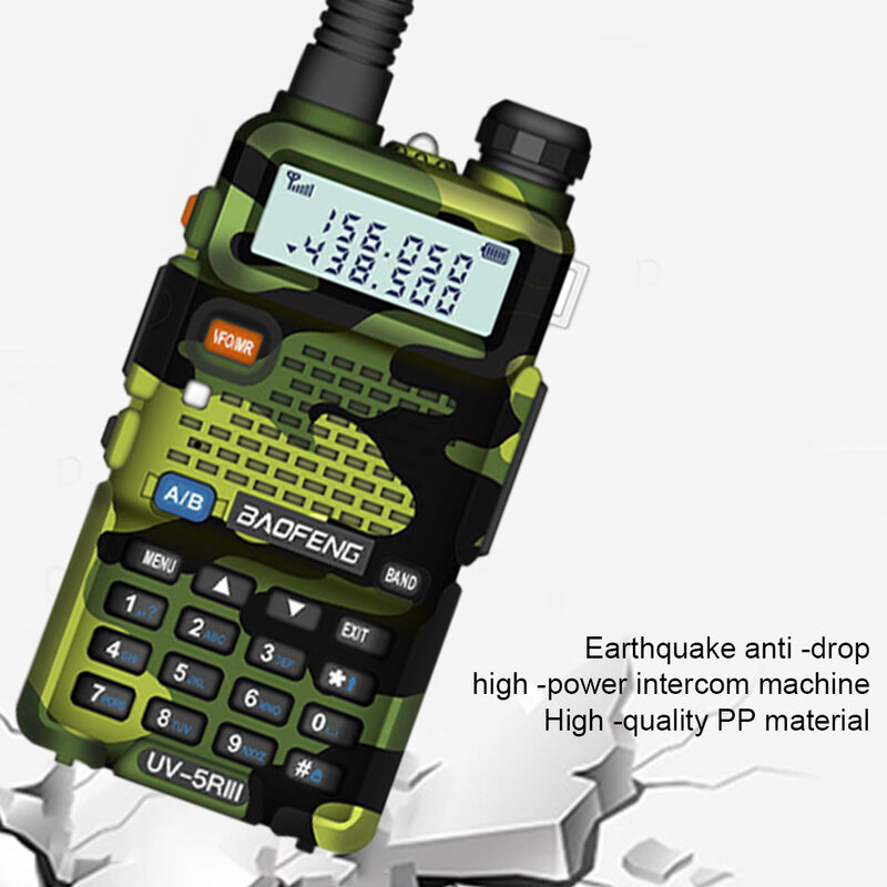 Walkie Talkie With LED Display Screen - Anti Corrosion For Durability Anti Scratch Two-Way Radio
