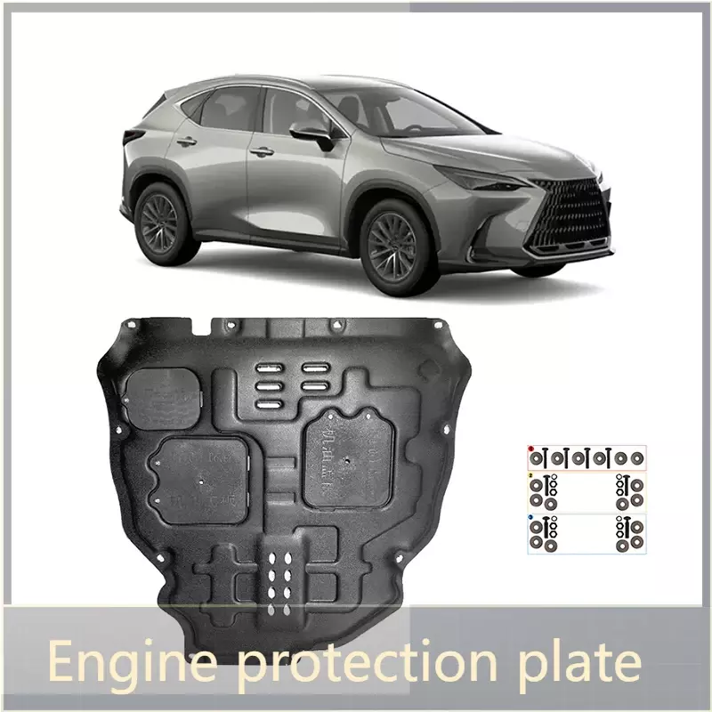 Car Under Engine Guard Mudguard Board Splash Shield fango Fender Plate Panel per Lexus NX250 2.5L 2022-2024