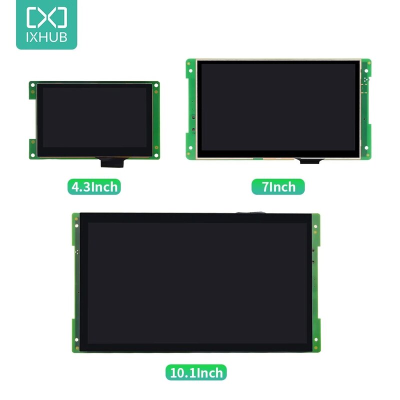 IXHUB-pantalla inteligente HMI Ubuntu, 4GB de RAM, 128GB, Flash Arduino LVGL, WIFI y Bluetooth, 4,3 pulgadas, 480x800, módulo TFT LCD RGB de 4,3 pulgadas