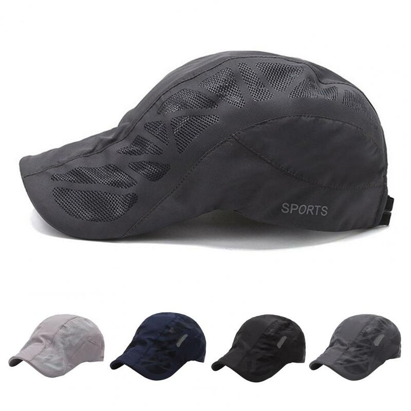 Unisex ultraleve caça Cap, simples fivela ajustável, chapéu de sol, Headwear, verão