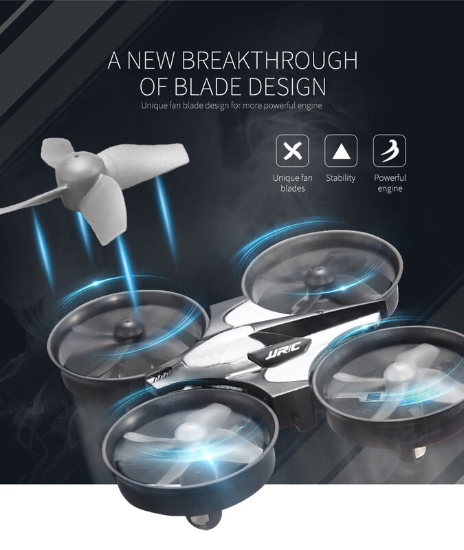 Mini avión teledirigido de 2,4G, giroscopio de seis ejes, control remoto, juguete de vigilancia UAV