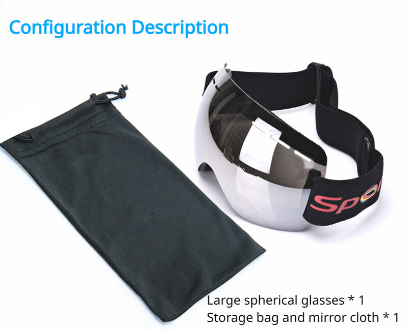 Gafas de esquí profesionales ligeras para hombres y mujeres, UV400, gafas de esquí de Snowboard antiniebla, gafas de nieve ultraligeras para invierno