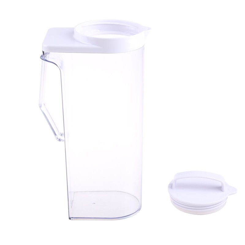 Jarro plástico transparente Chaleira água Recipientes água resistentes para chá gelado